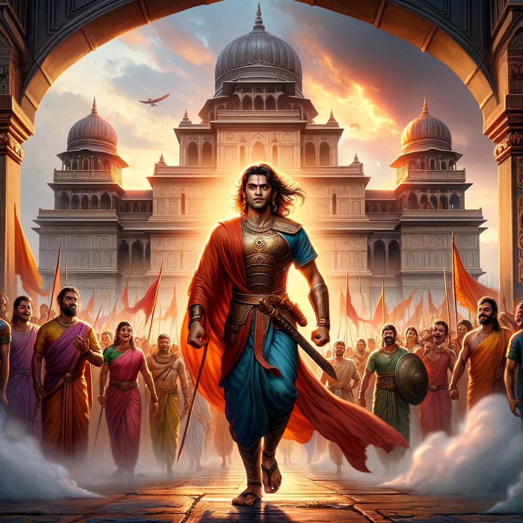 Indrajit Returns to Lanka, Believing Rama Dead